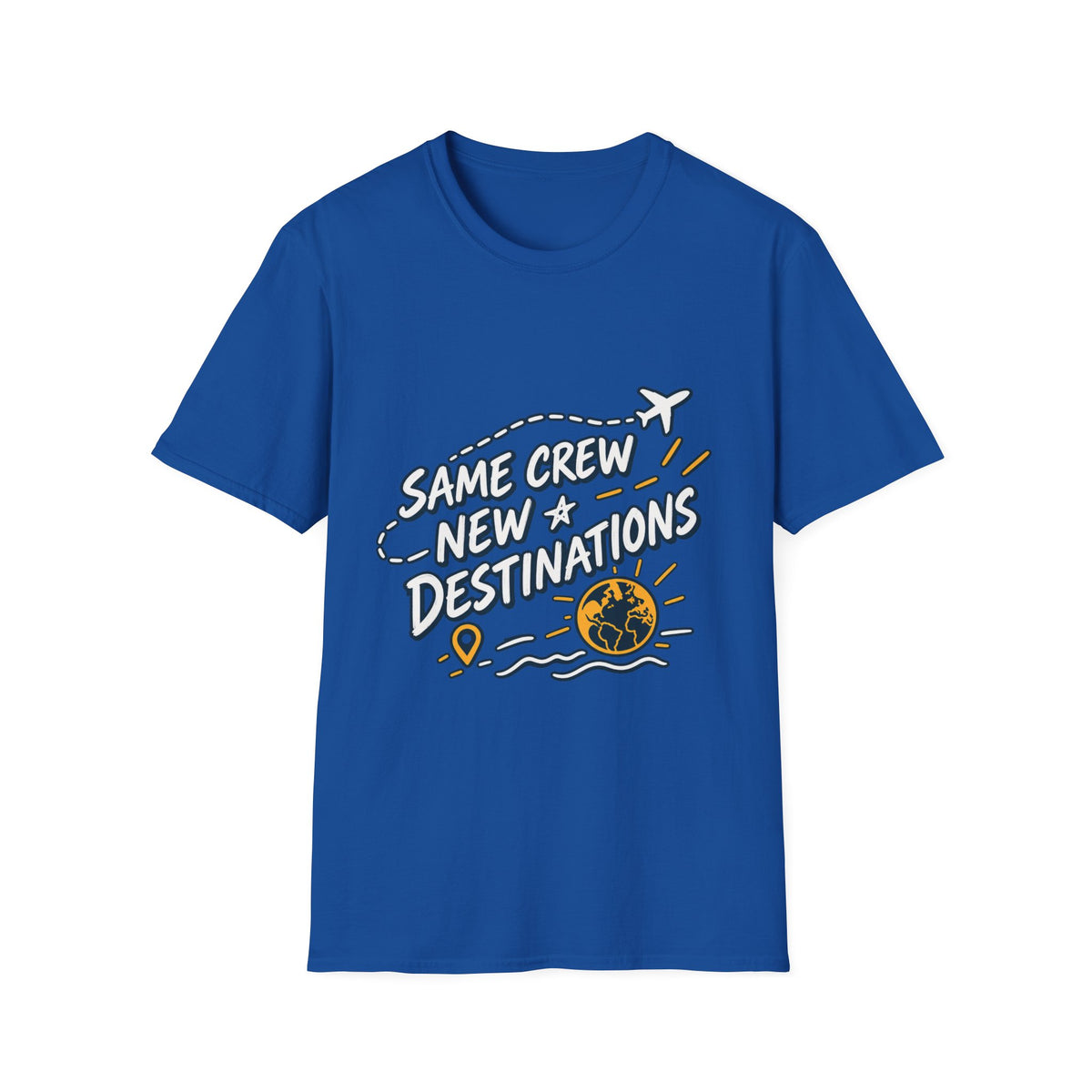 Unisex Softstyle T-Shirt - Same Crew New Destinations