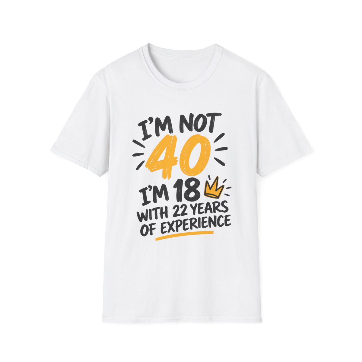 Unisex Softstyle T-Shirt - 40th Birthday