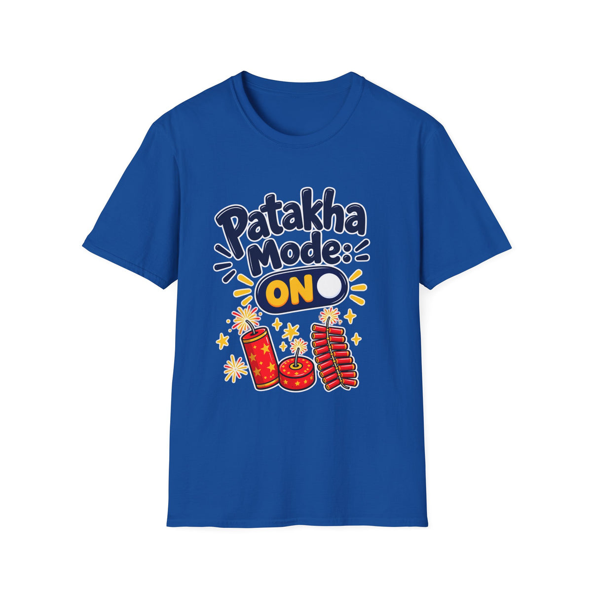 Unisex Softstyle T-Shirt  -Patakha Mode ON