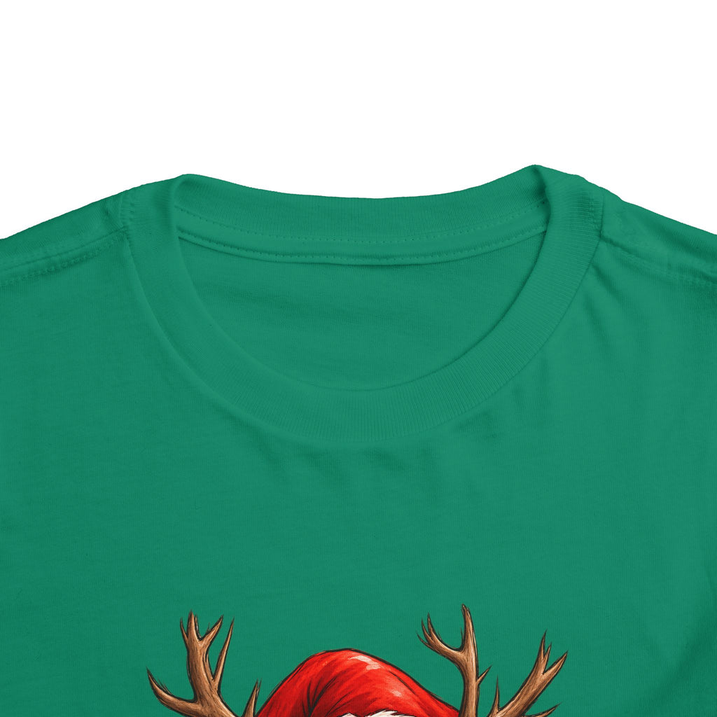 Toddler Short Sleeve Tee - Santa's Reindeer