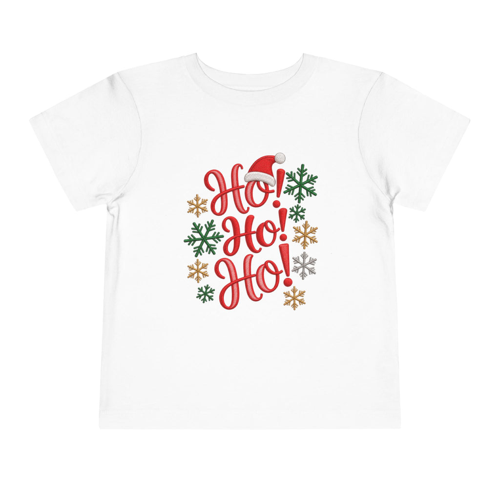 Toddler Short Sleeve Tee - Christmas HO HO