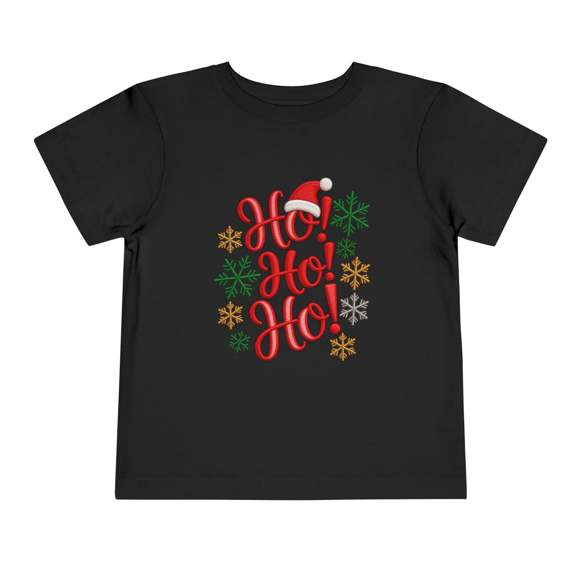 Toddler Short Sleeve Tee - Christmas HO HO