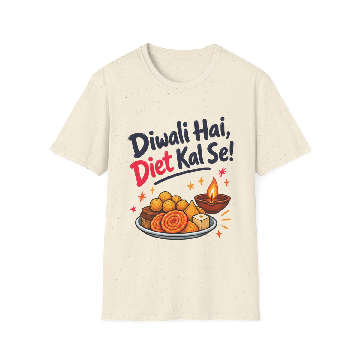 Unisex Softstyle T-Shirt - Diwali Hai Diet Kal Se