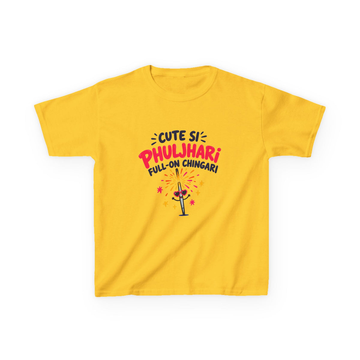 Kids Heavy Cotton™ Tee - Cute si Phuljhari