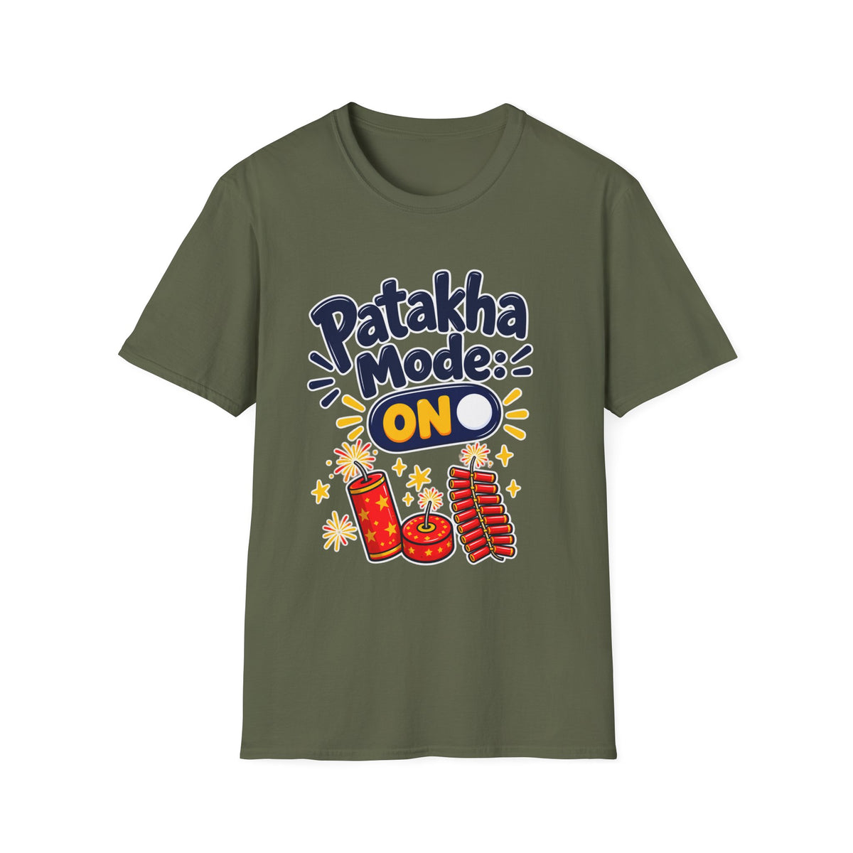 Unisex Softstyle T-Shirt  -Patakha Mode ON
