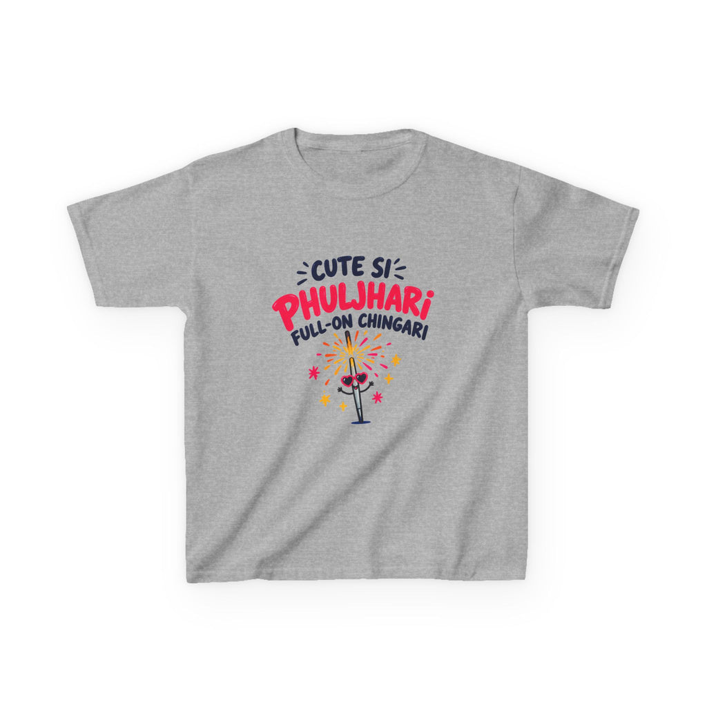 Kids Heavy Cotton™ Tee - Cute si Phuljhari
