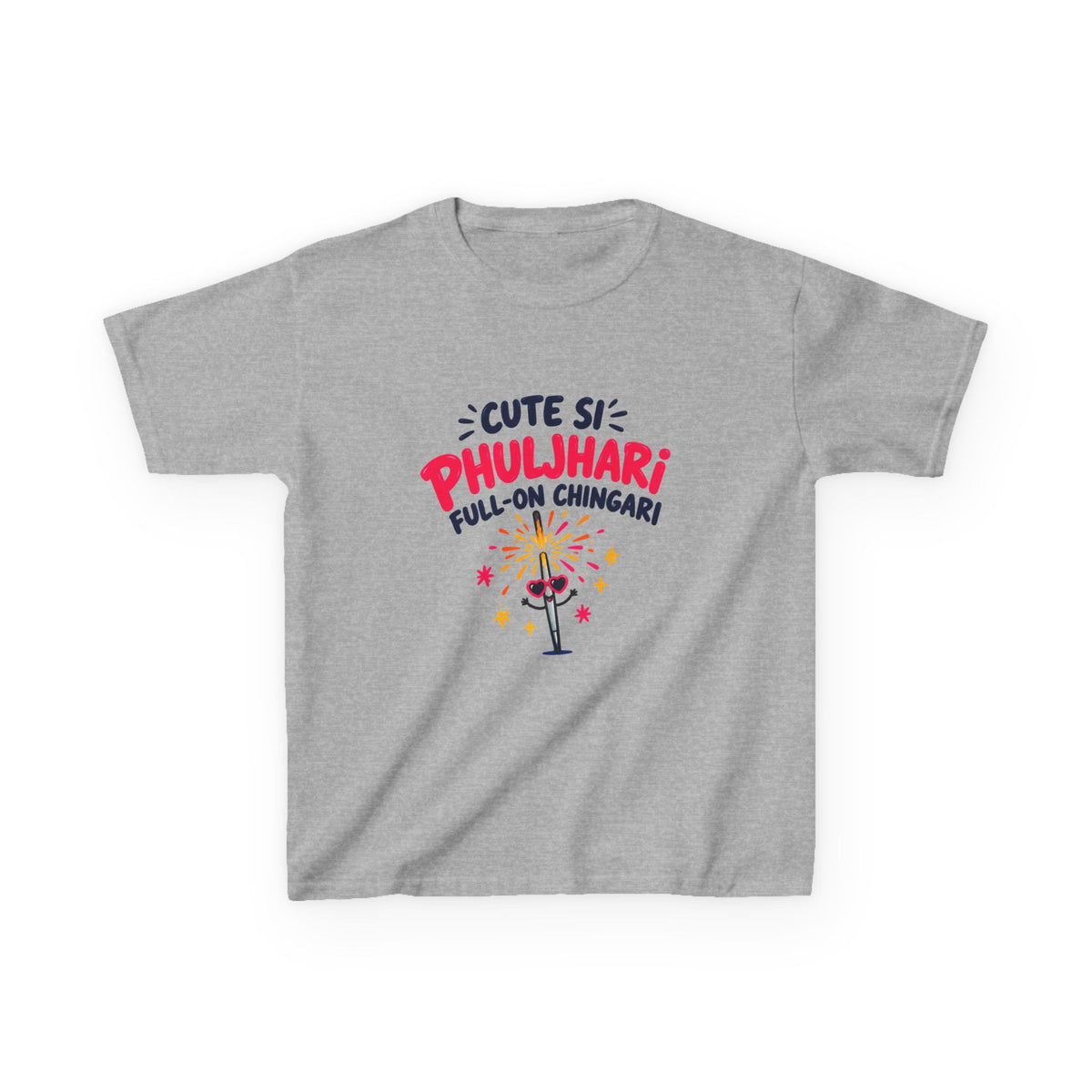 Kids Heavy Cotton™ Tee - Cute si Phuljhari
