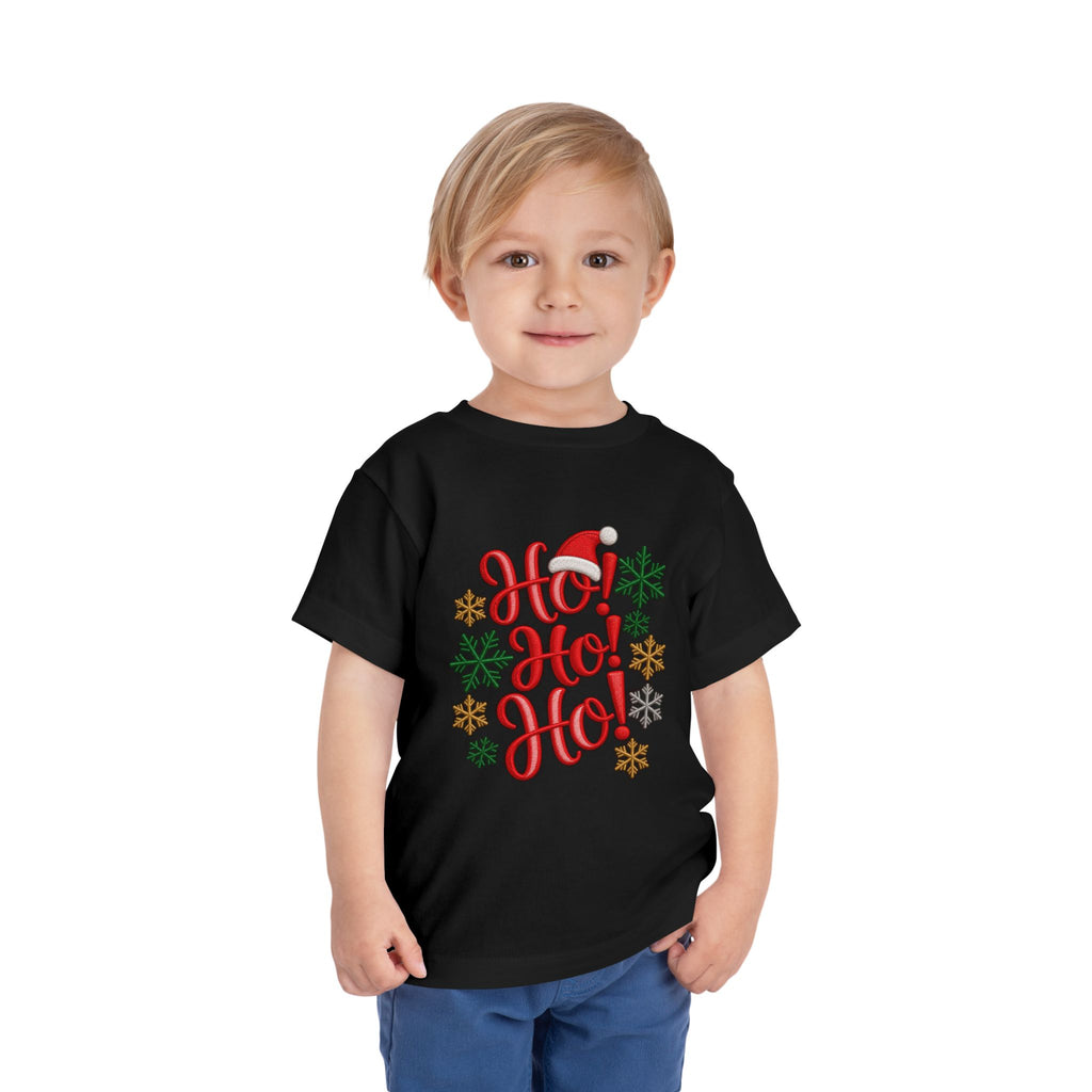Toddler Short Sleeve Tee - Christmas HO HO