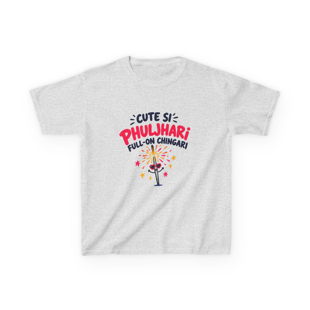 Kids Heavy Cotton™ Tee - Cute si Phuljhari