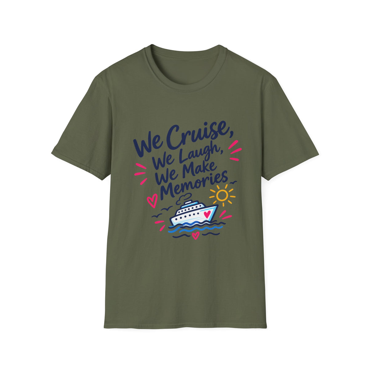 Unisex Softstyle T-Shirt - We Cruise we make memories
