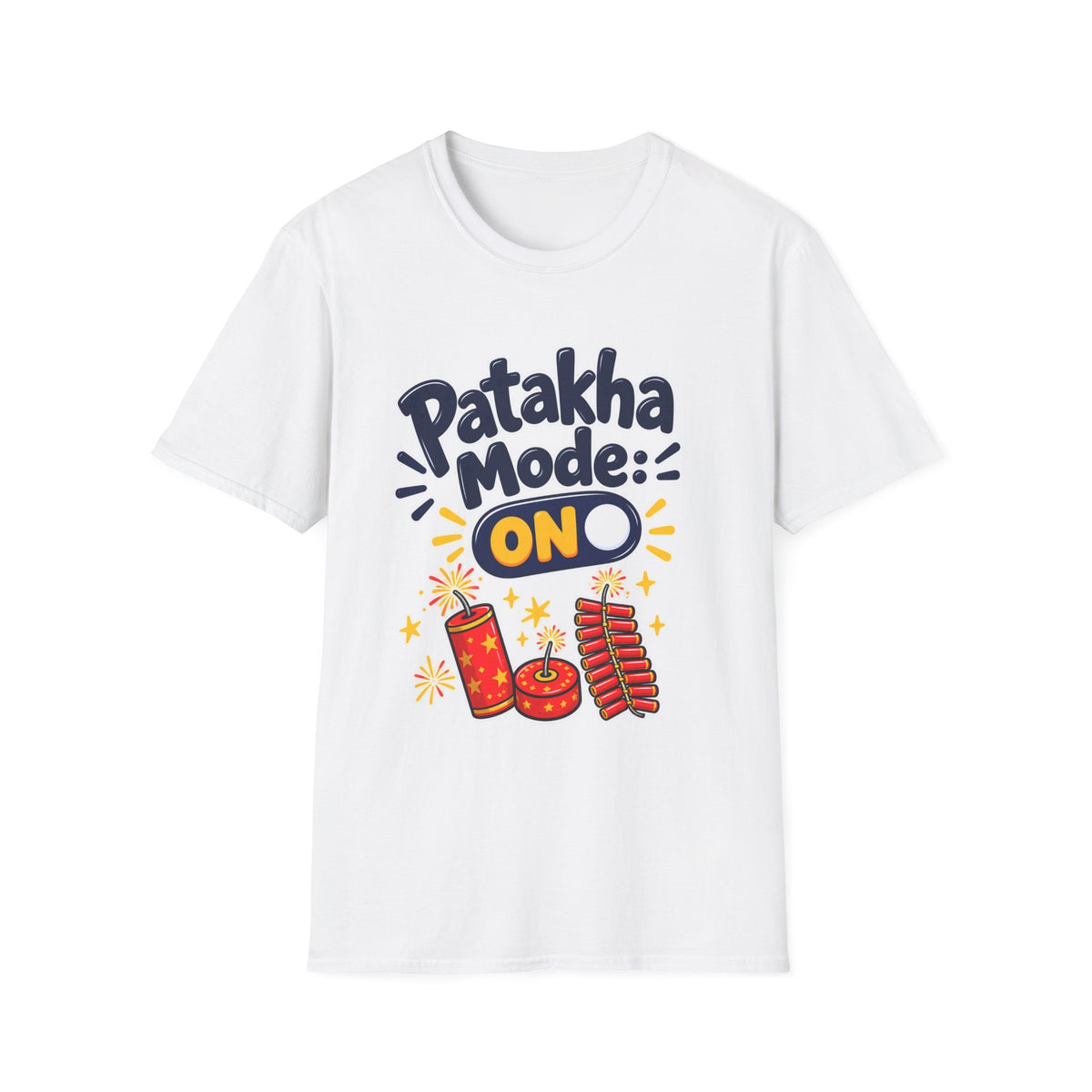 Unisex Softstyle T-Shirt  -Patakha Mode ON