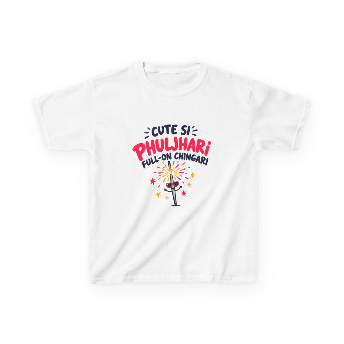 Kids Heavy Cotton™ Tee - Cute si Phuljhari