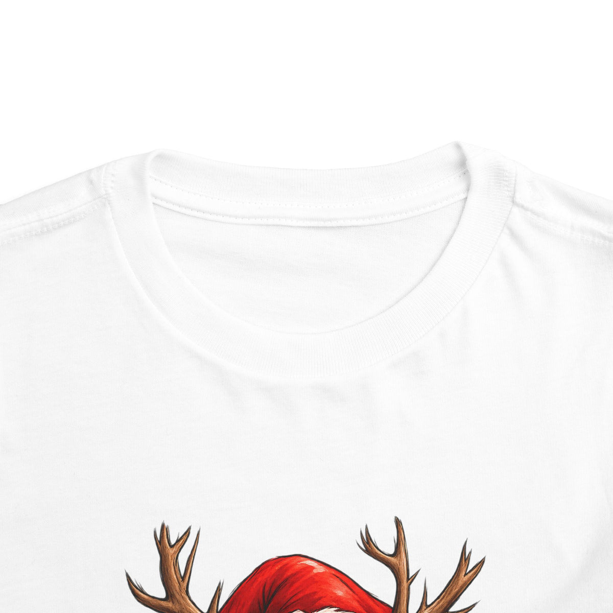 Toddler Short Sleeve Tee - Santa's Reindeer
