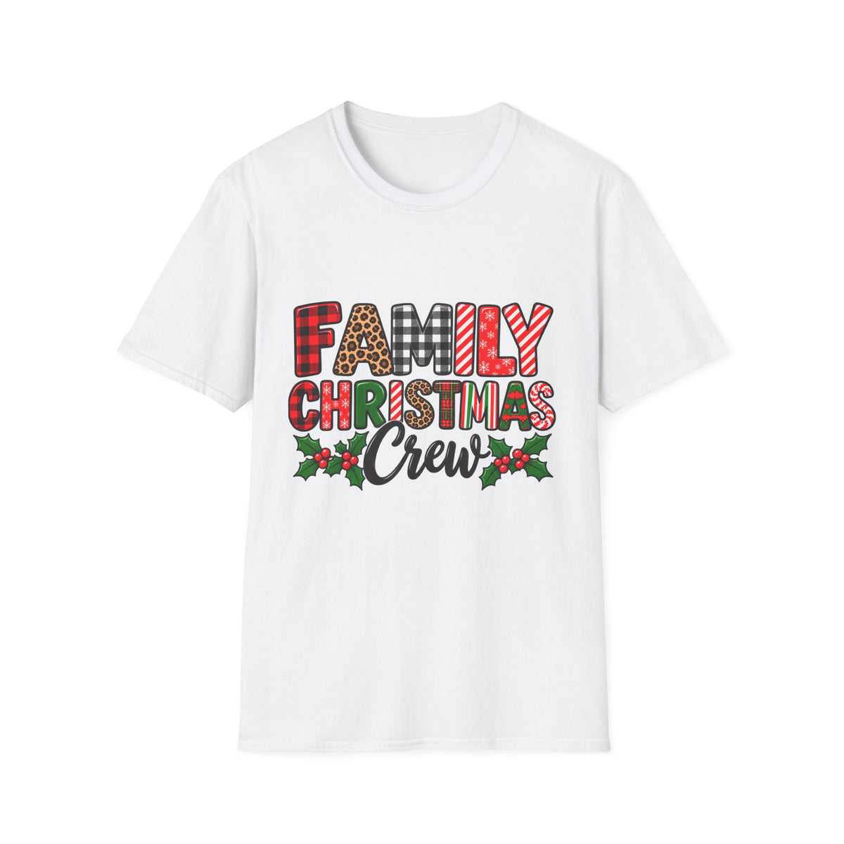 Unisex Softstyle T-Shirt - Family Christmas Crew