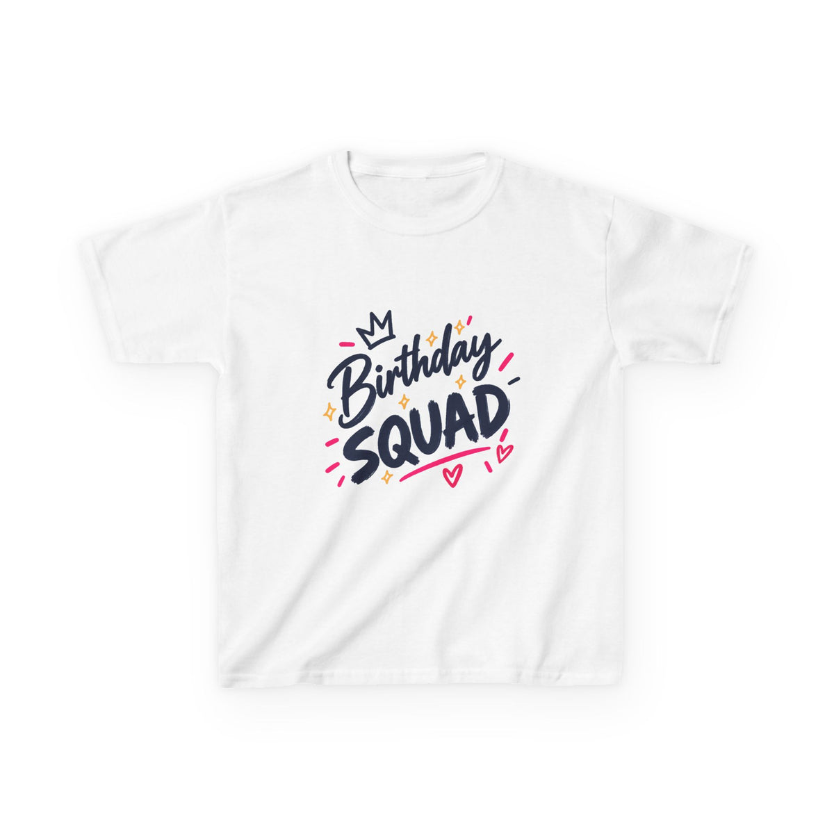 Kids Heavy Cotton™ Tee - Birthday Squard