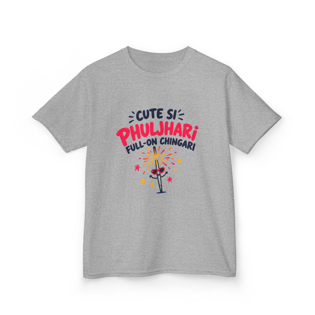 Kids Heavy Cotton™ Tee - Cute si Phuljhari