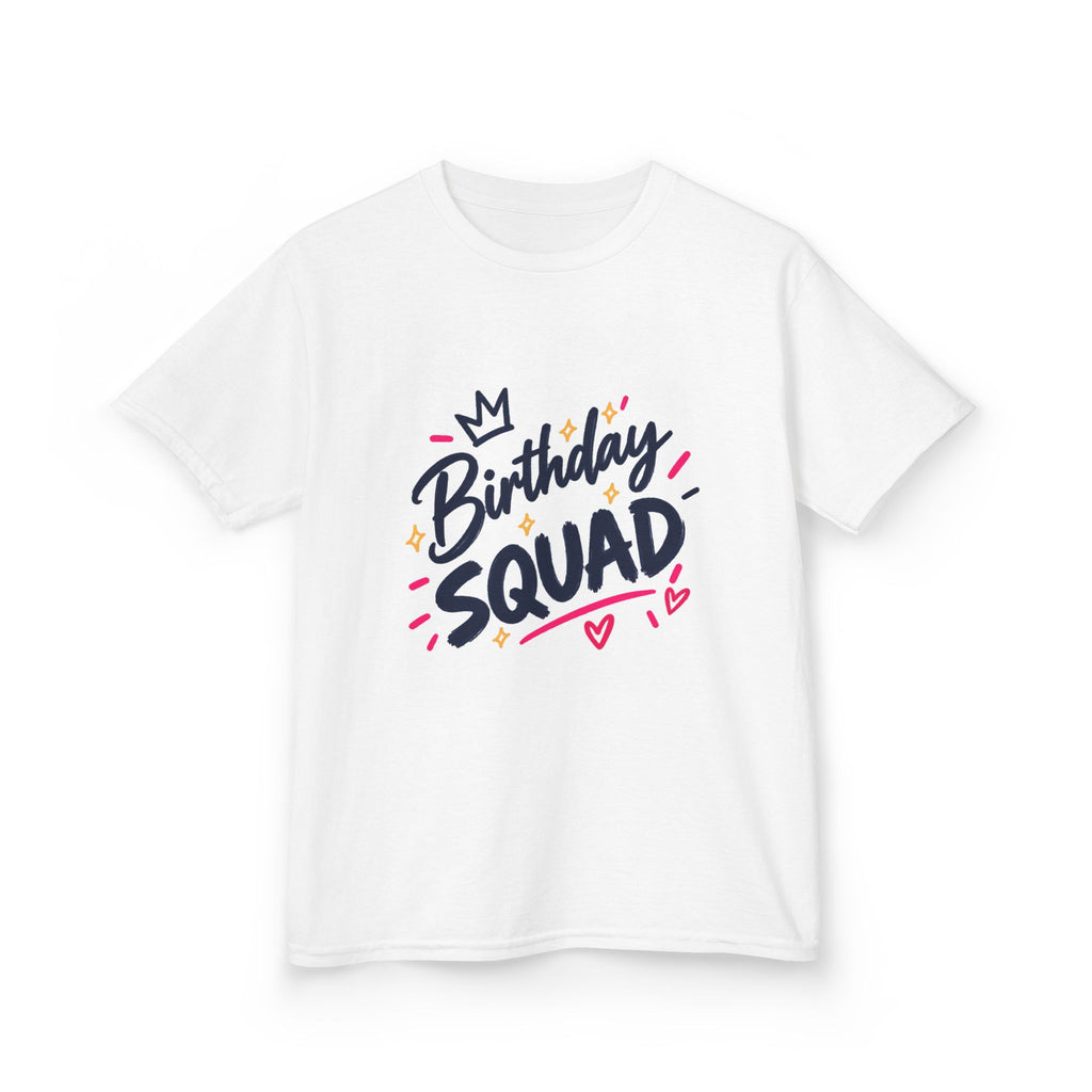 Kids Heavy Cotton™ Tee - Birthday Squard