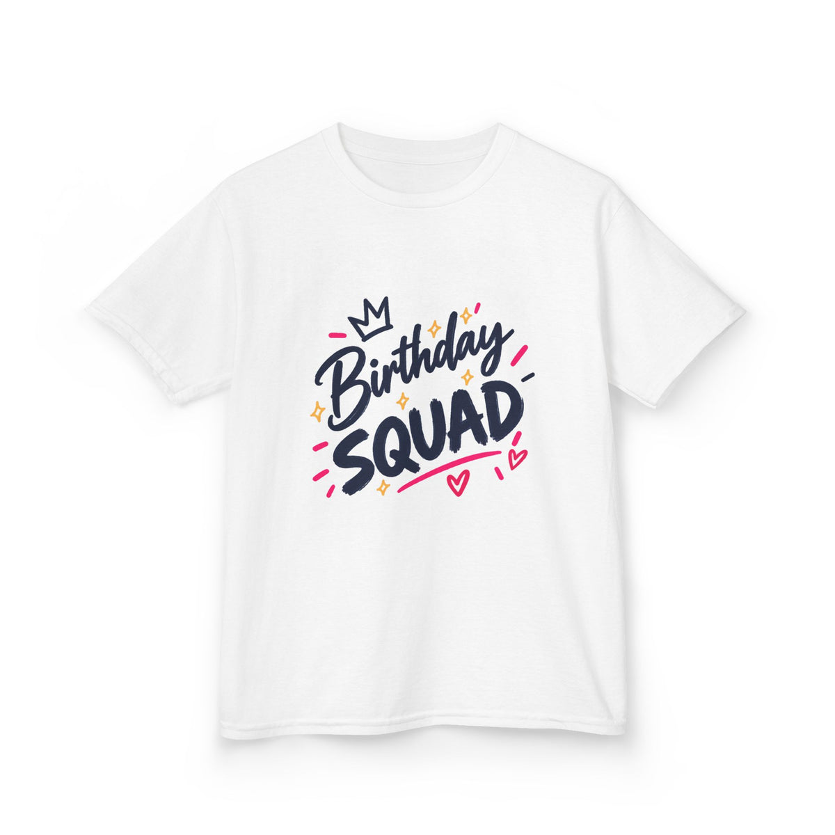 Kids Heavy Cotton™ Tee - Birthday Squard