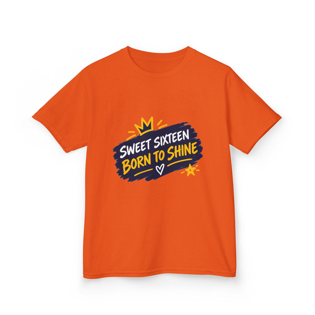 Kids Heavy Cotton™ Tee - Born to Shine