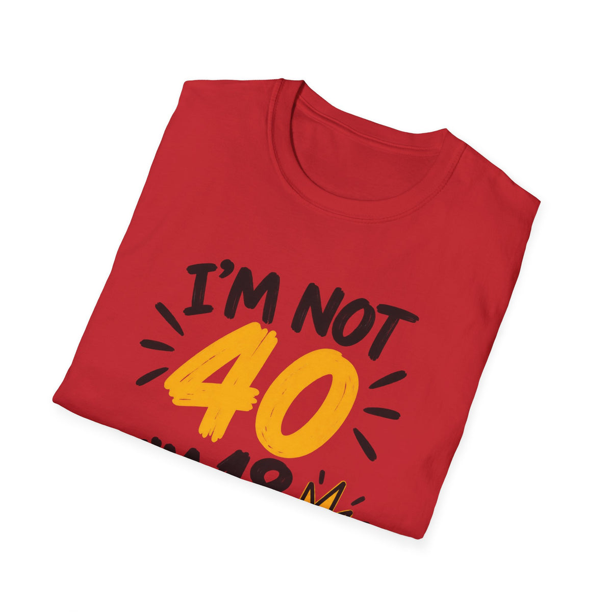Unisex Softstyle T-Shirt - 40th Birthday