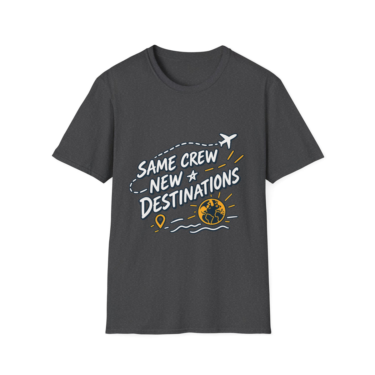 Unisex Softstyle T-Shirt - Same Crew New Destinations