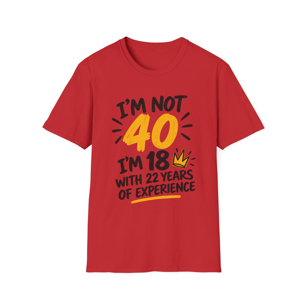 Unisex Softstyle T-Shirt - 40th Birthday
