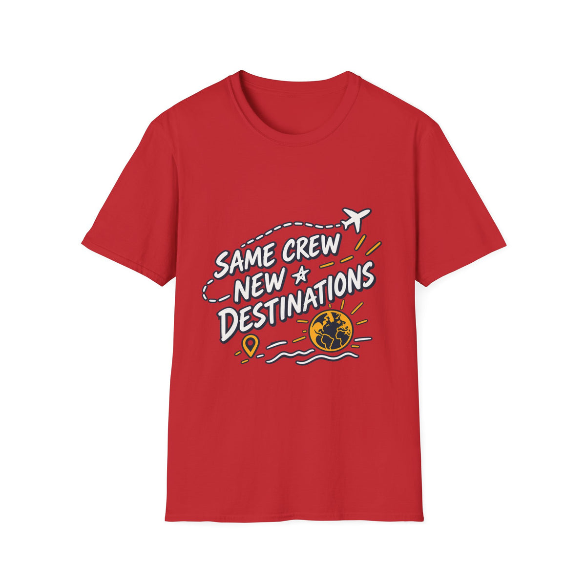 Unisex Softstyle T-Shirt - Same Crew New Destinations