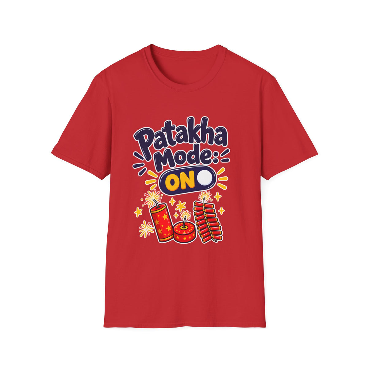 Unisex Softstyle T-Shirt  -Patakha Mode ON