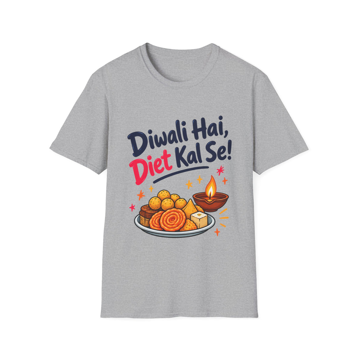 Unisex Softstyle T-Shirt - Diwali Hai Diet Kal Se